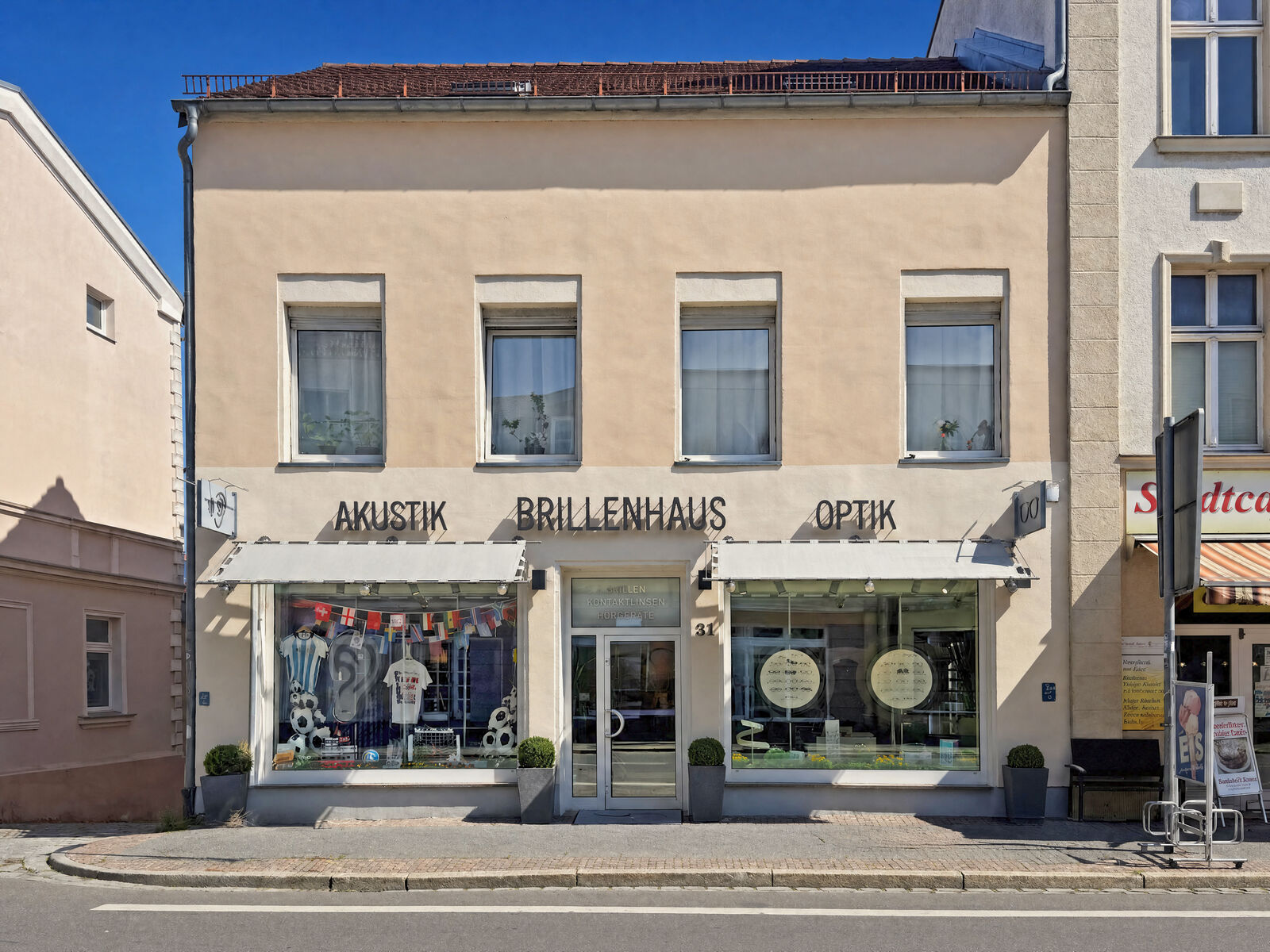 Außenansicht BRILLENHAUS Optik & Akustik in Demmin